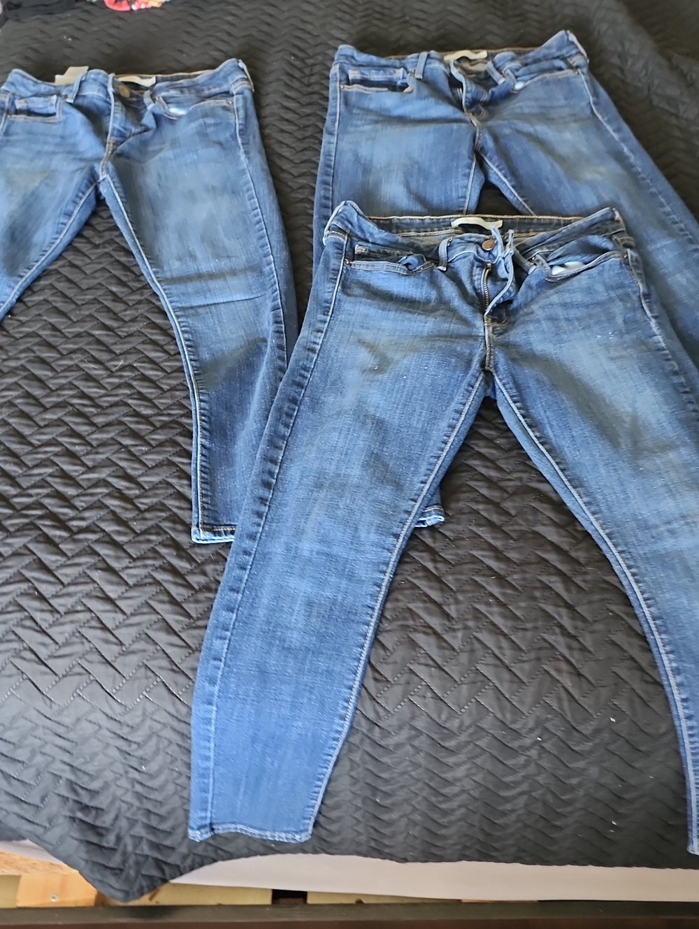 Women's Skinny Jeans  Blue Stretch Wash 3 Pc
